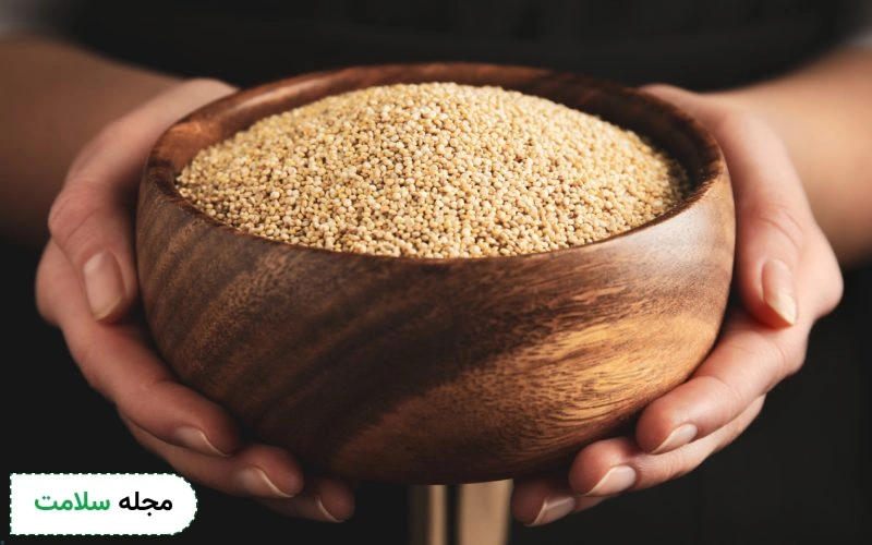 کینوا در رژیم غذایی بسیار پر خاصیت است.