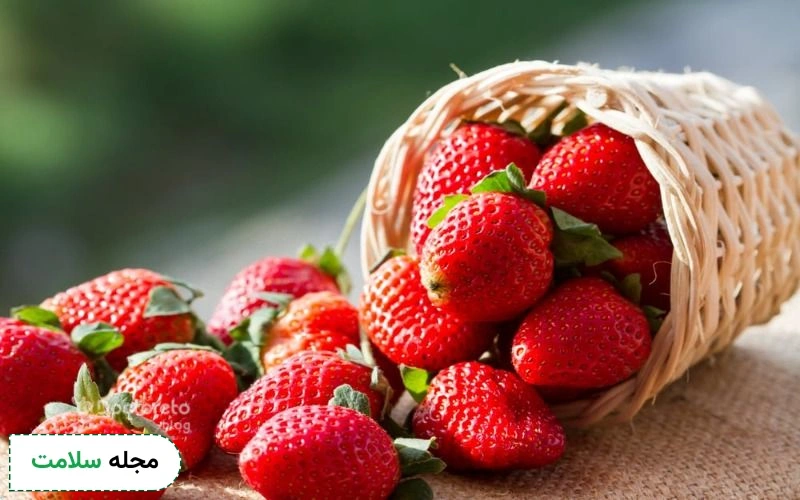 توت فرنگی در رژیم کتو استفاده می شود.