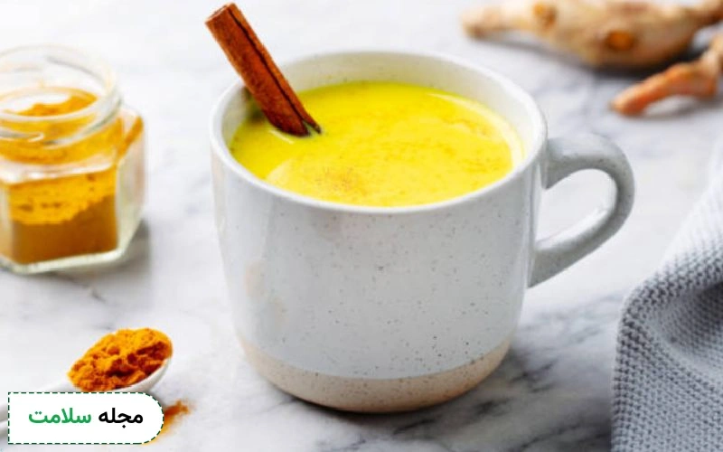 خواص شیر زردچوبه برای قاعدگی