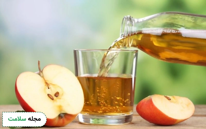 آب سیب بهترین نوشیدنی‌ برای دفع سنگ کیسه صفرا است.