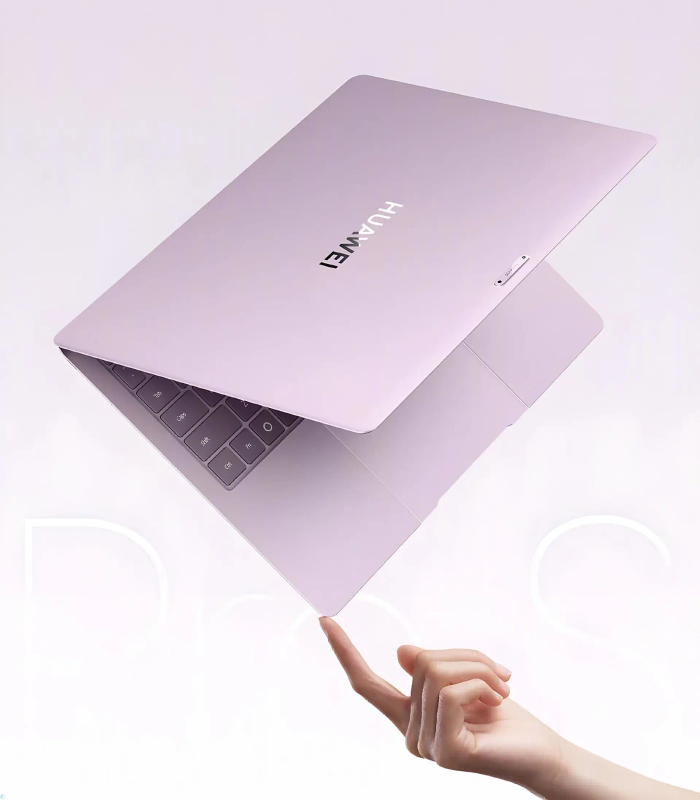 لپتاپ فوقسبک هواوی MateBook Pro S با بدنه بنفش روشن
