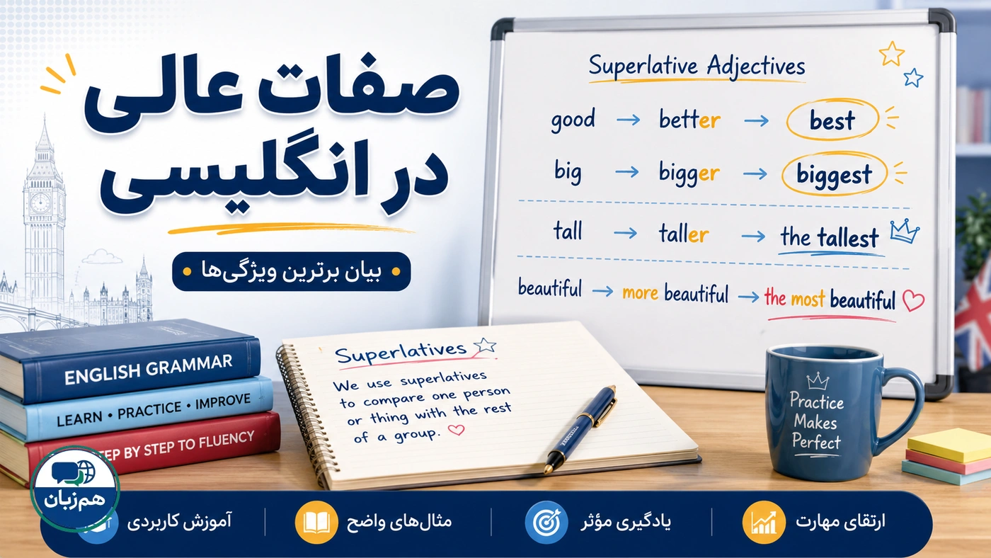صفات عالی در انگلیسی؛ بیان برترین ویژگیها