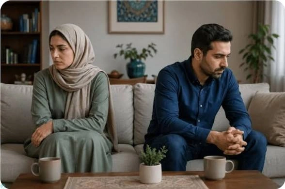 علت فاصله گرفتن زوجین از هم درزمان پدید آمدن فشار و‌مشکلات چیست؟