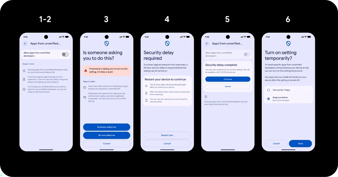 فرایند جدید سایدلودینگ برای فایلهای APK