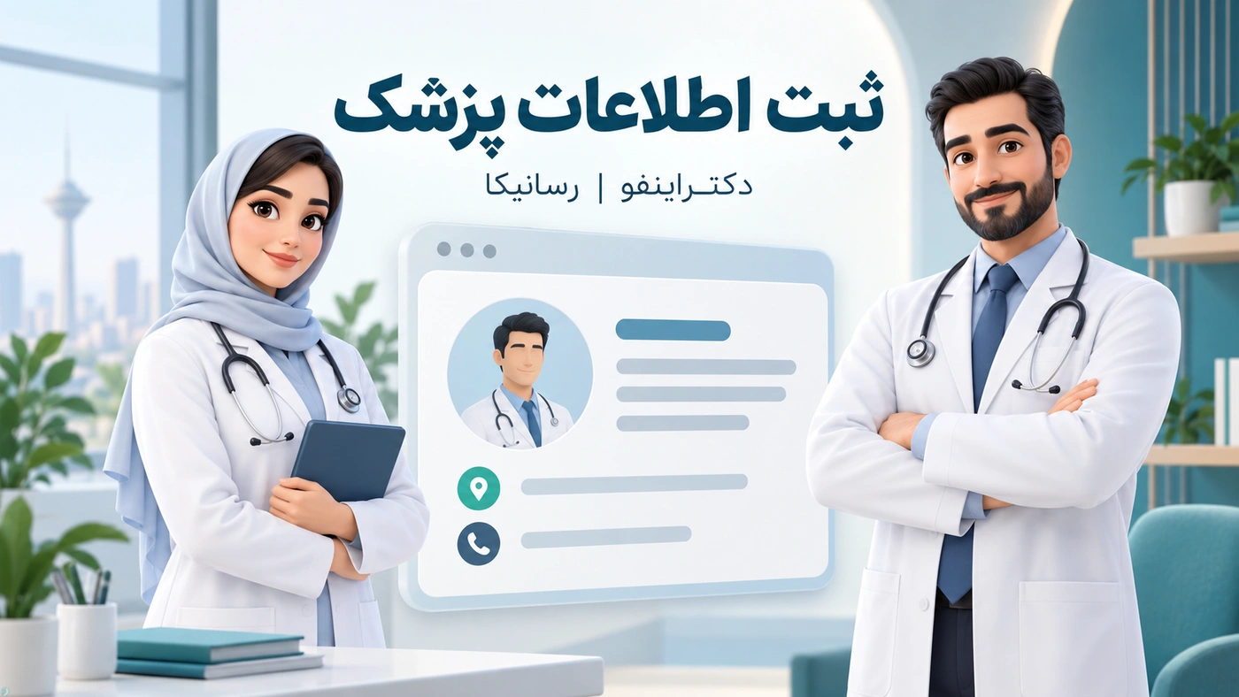 راهنمای ثبت اطلاعات پزشک در سایت